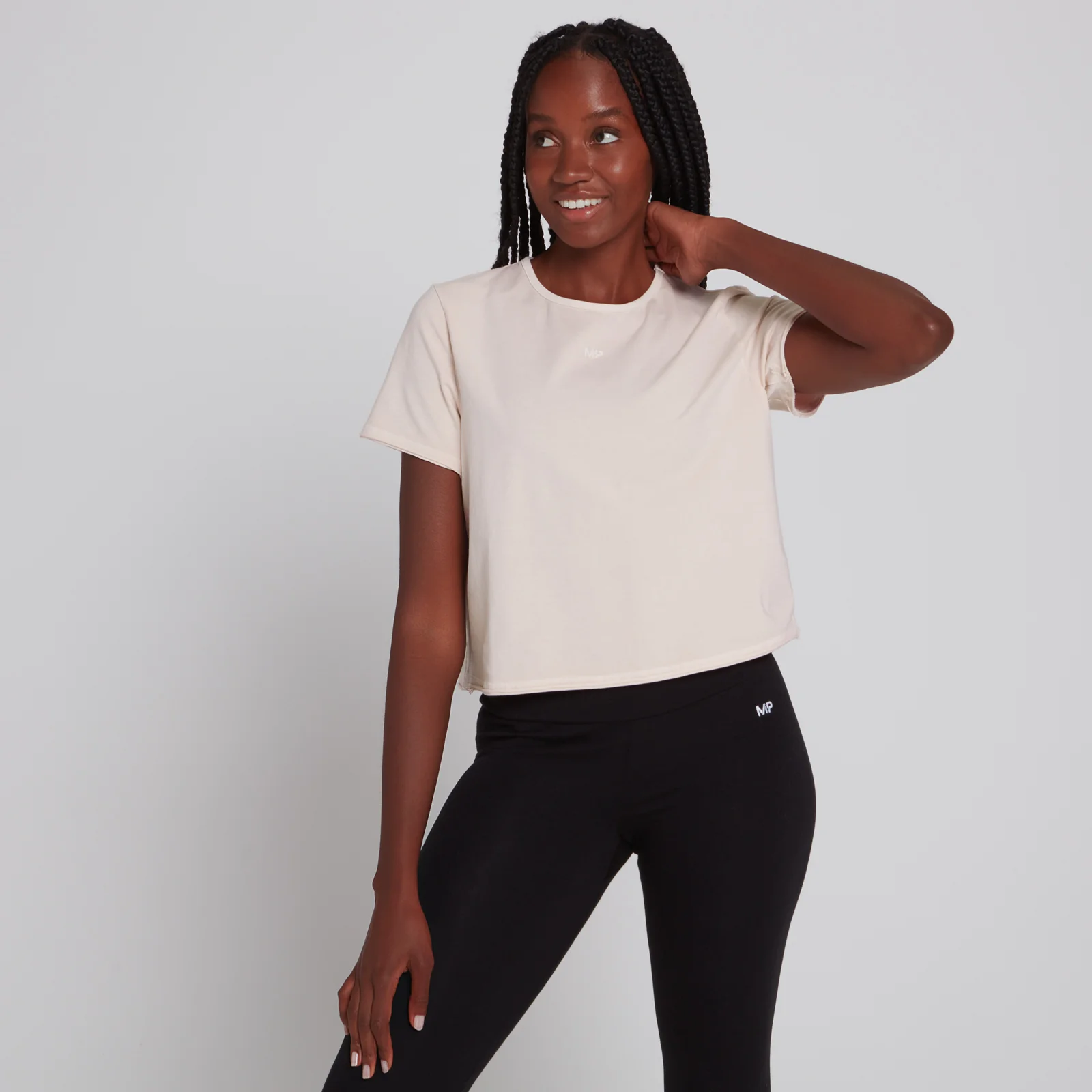 MP Women's Training Cropped T-Shirt - Light Pink - XXS Obrázok 1
