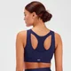 Dámska športová podprsenka MP Sculpt Laser Cut - Navy