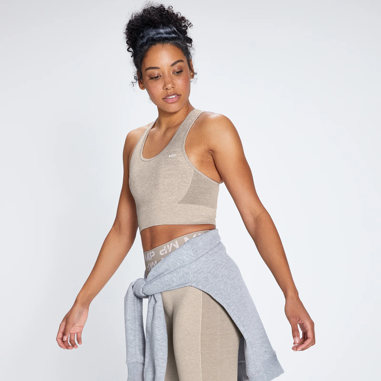 MP Women's Curve Sports Bra - Sesame - XXS Obrázok 1