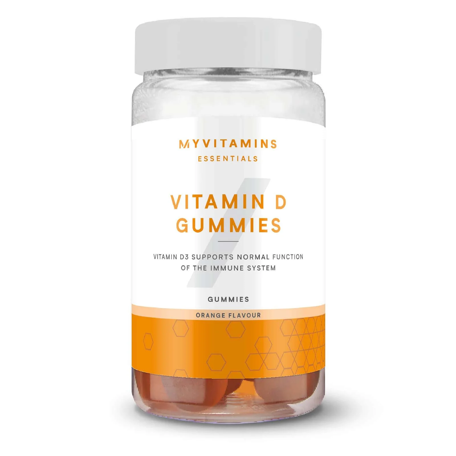 Želé pastilky s vitamínom D - 60Porcií - Orange Obrázok 1