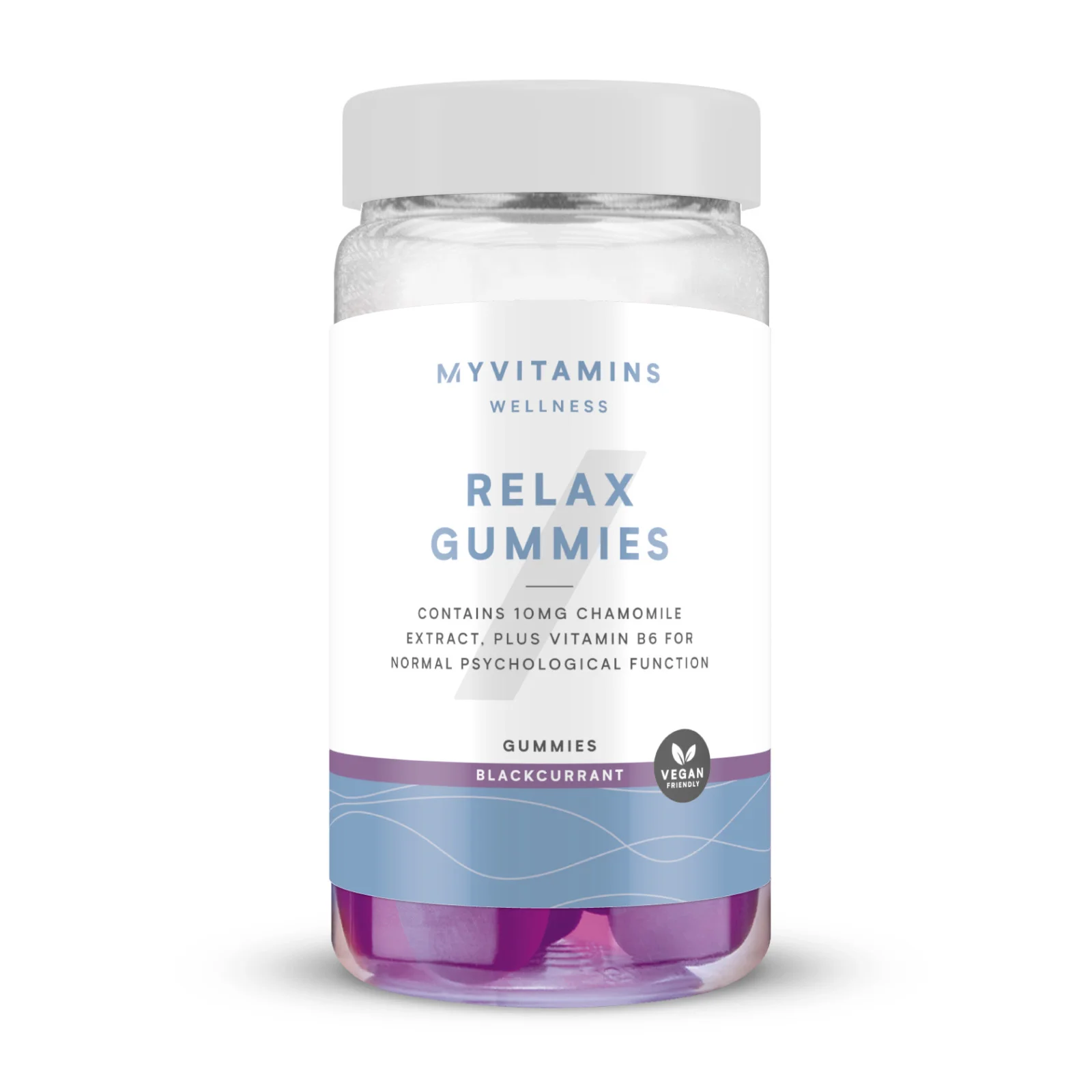Myvitamins Relax Gummies - 60gummies - Čierna Ríbezľa Obrázok 1