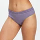MP Dámske bezšvové tangá Essentials - Smokey Purple