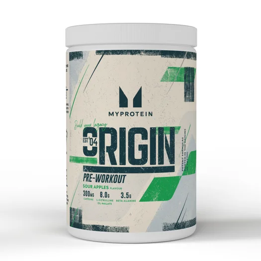 Predtréningová zmes Origin Pre-Workout - 600g - Sour Apple