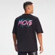 Pánske oversized tričko MP Retro Move – čierne