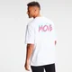 Pánske oversized tričko MP Retro Move – biele