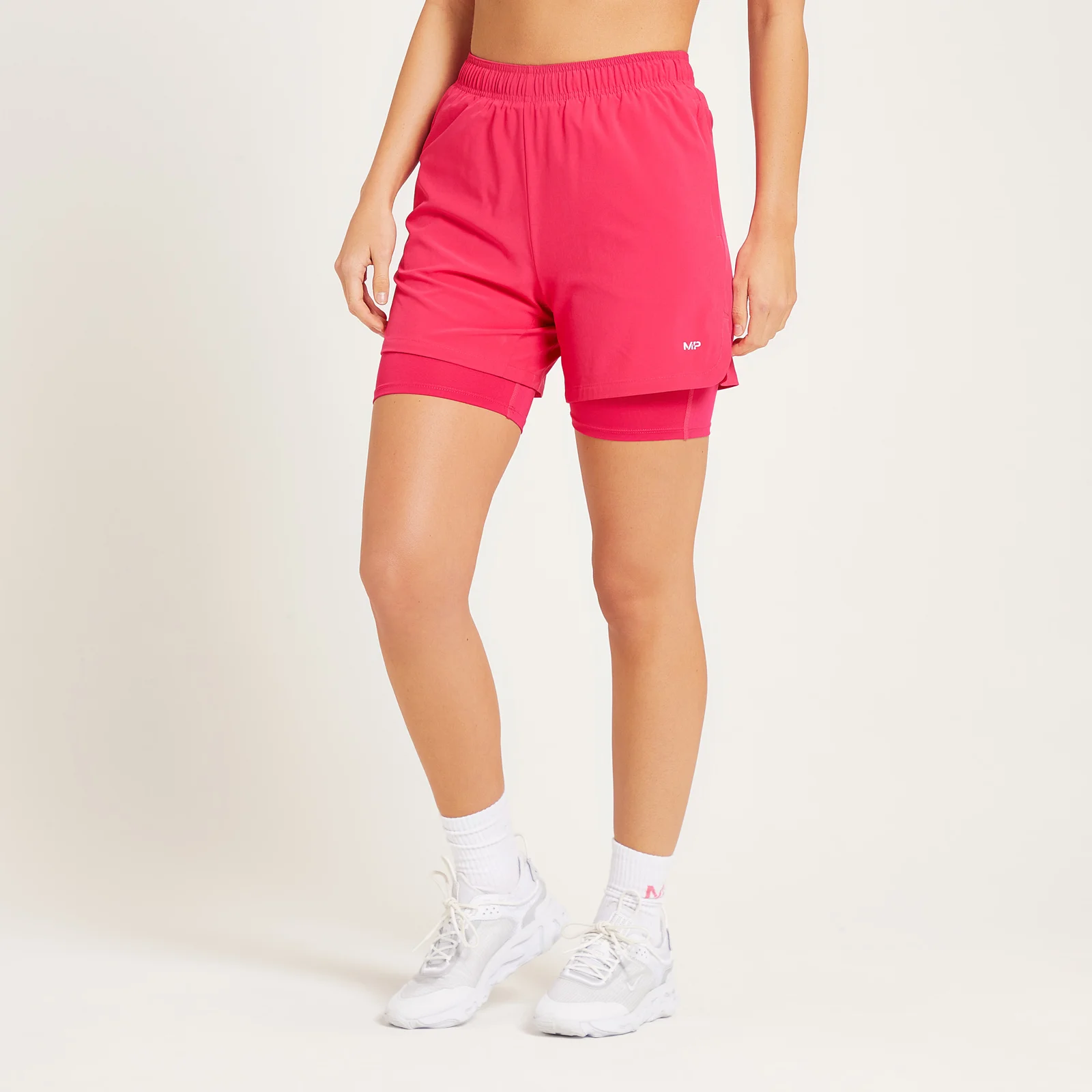 MP Women's Training 2-IN-1 Shorts - Magenta - XXS Obrázok 1