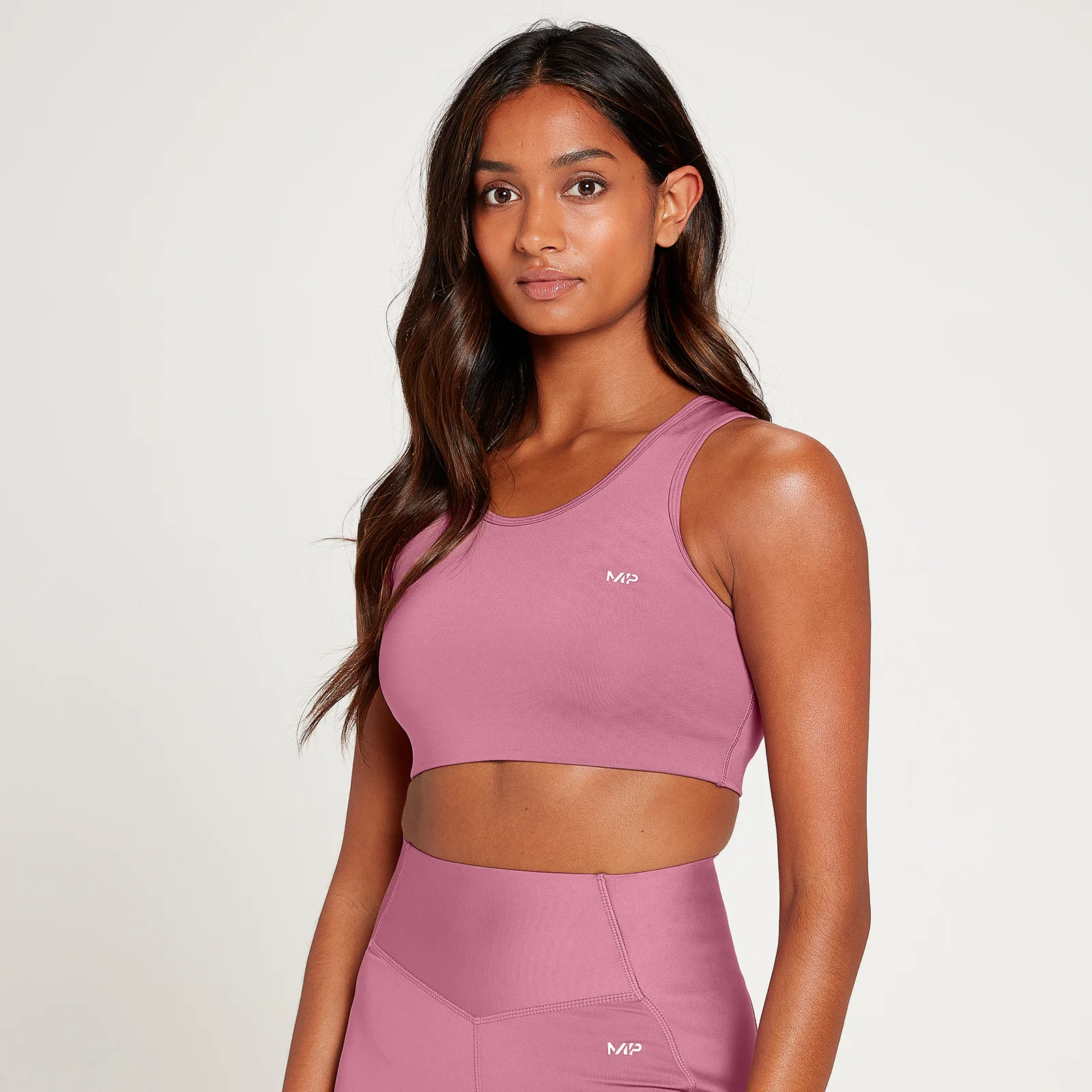 MP Women's Sculpt Ultra Laser Cut Sports Bra - Mauve - XXS Obrázok 1