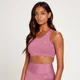 MP Women's Sculpt Ultra Laser Cut Sports Bra - Mauve