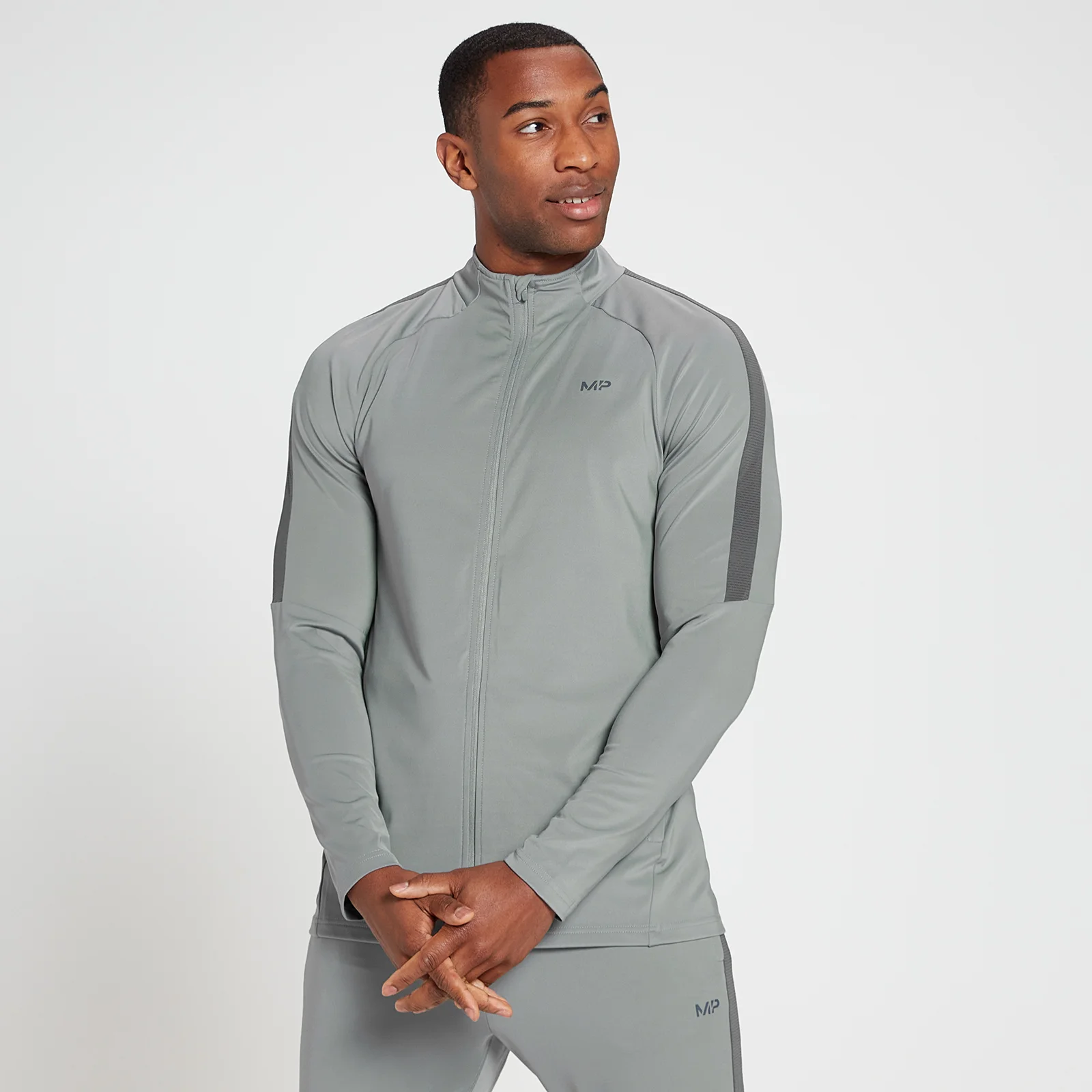 MP Men's Tempo Track Top - Storm - XXS Obrázok 1