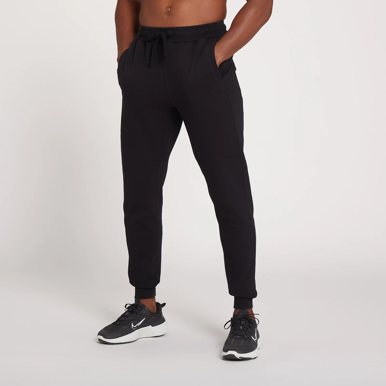 Pánske jogger nohavice MP Dynamic Training – sprané čierne - XXS Obrázok 1