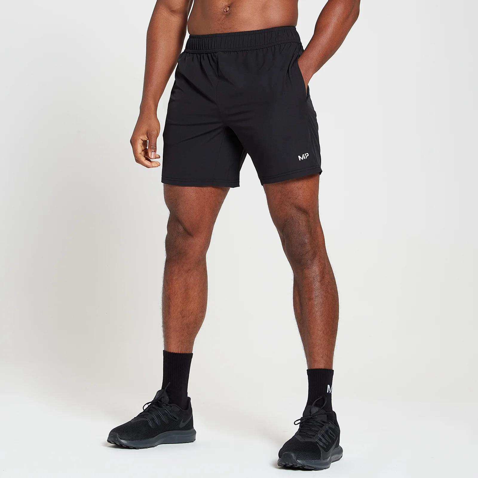 MP Men's Run Graphic Training Shorts - Black - XXS Obrázok 1