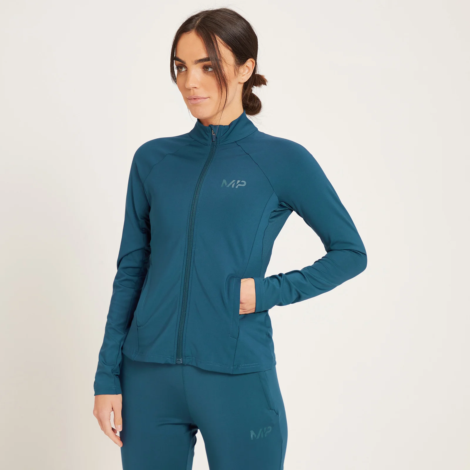 MP Women's Tempo Training Jacket - Dust Blue - XS Obrázok 1