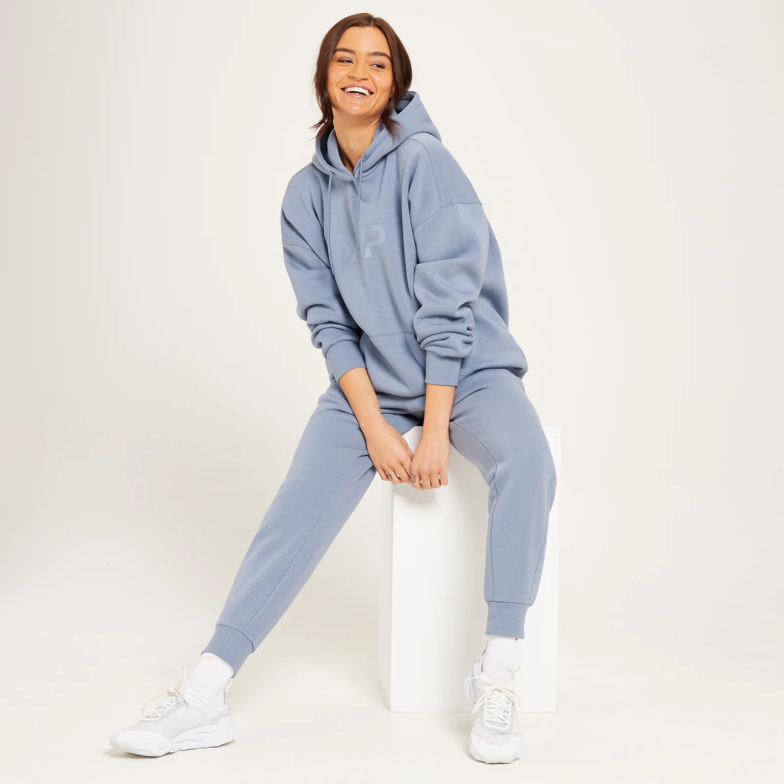 Dámska mikina s kapucňou MP Adapt – sivá - XXS Obrázok 1