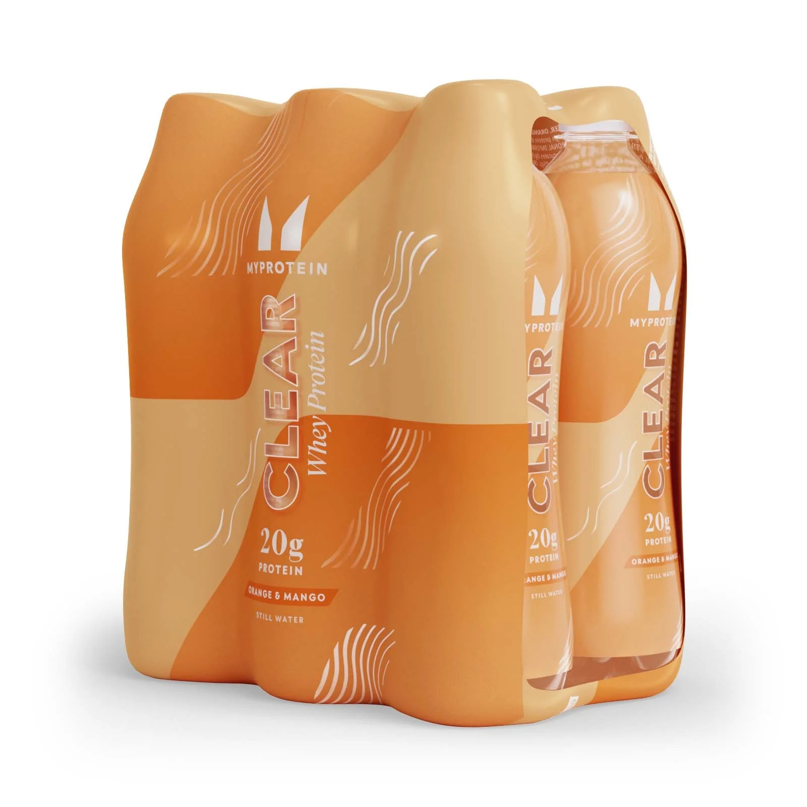 Čistá bielkovinová voda – hotový nápoj (balenie 6 kusov) - 6 Pack - Orange & Mango Obrázok 1