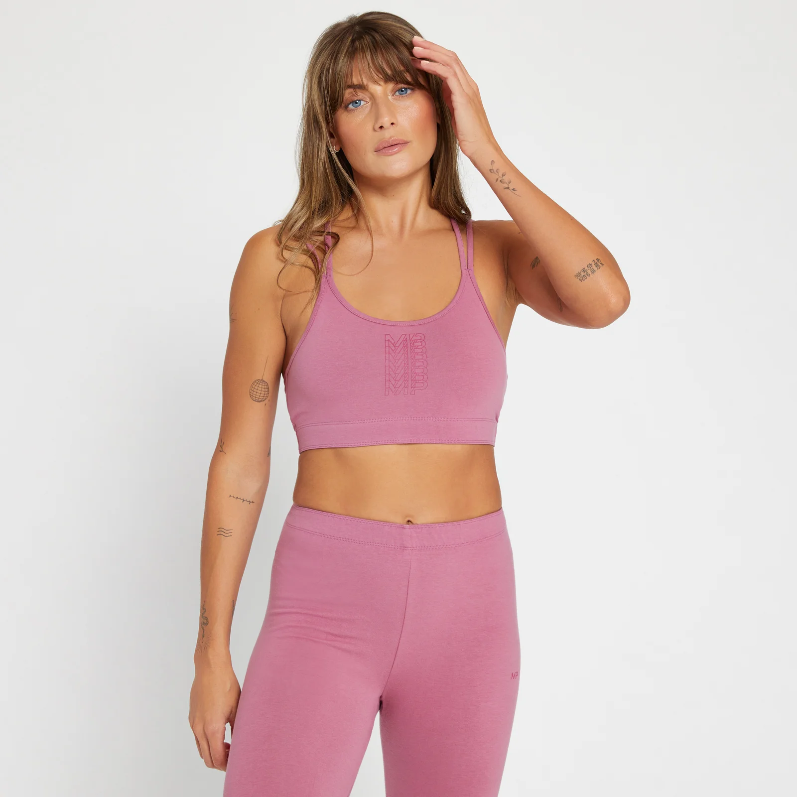 Dámska športová podprsenka MP Repeat – svetlofialová - XXS Obrázok 1