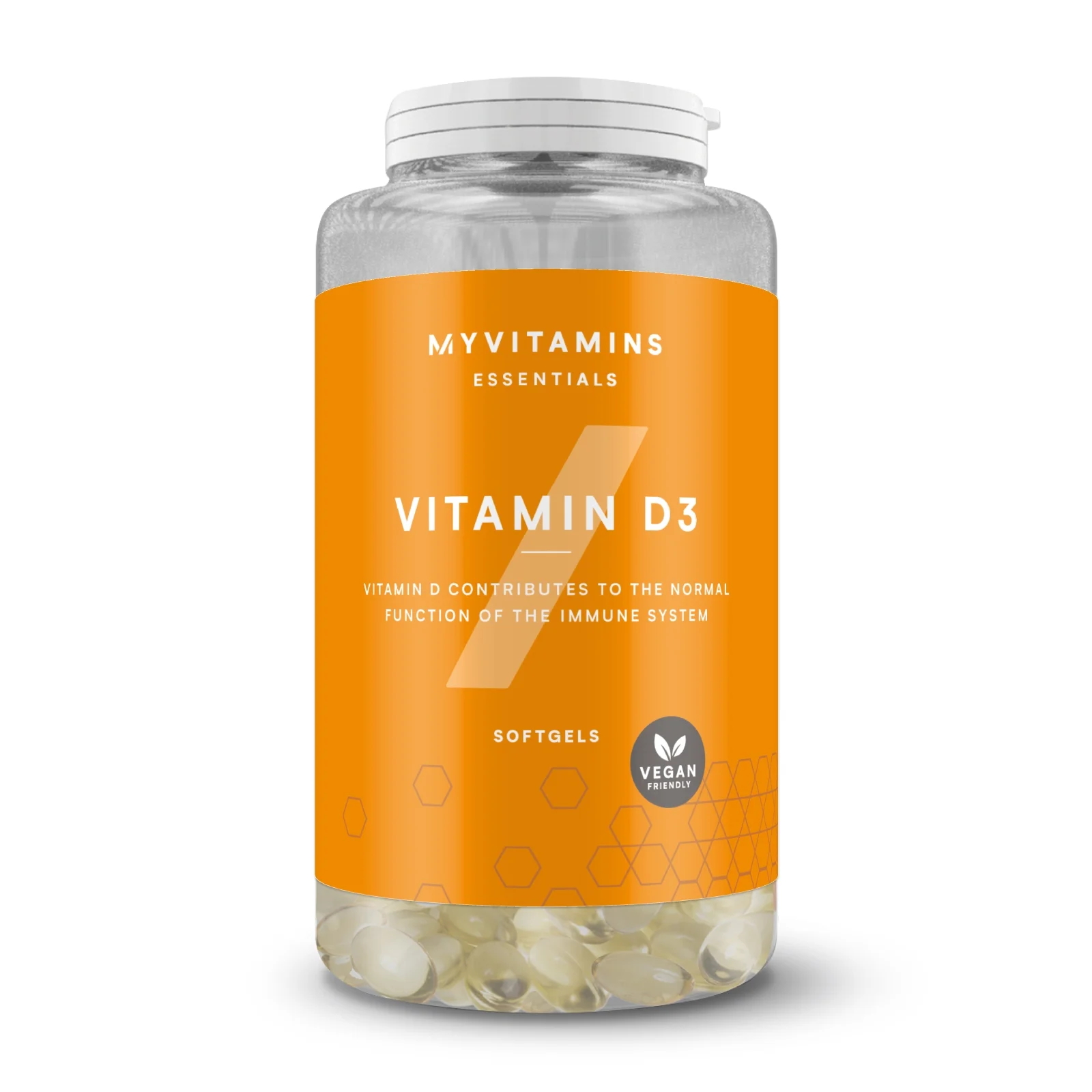 Vegánske mäkké tobolky s vitamínom D - 180softgels - Neochutený Obrázok 1