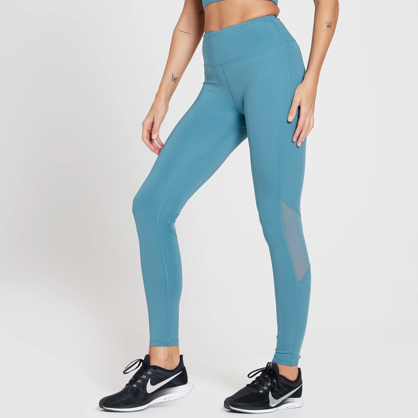 MP Women's Velocity Leggings - Stone Blue - XXS Obrázok 1