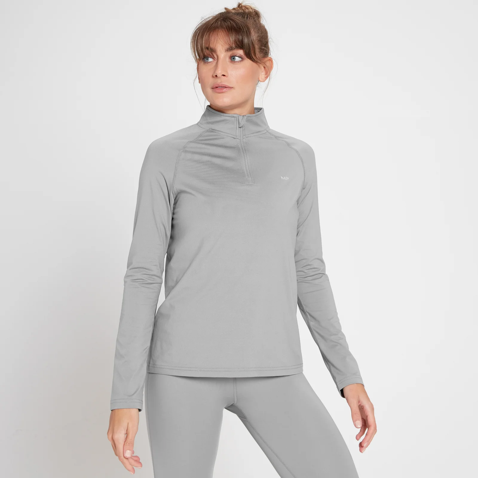 MP Women's Velocity 1/4 Zip - Storm - XXS Obrázok 1
