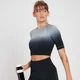 Dámsky top Velocity Ultra Seamless Crop Top - Black