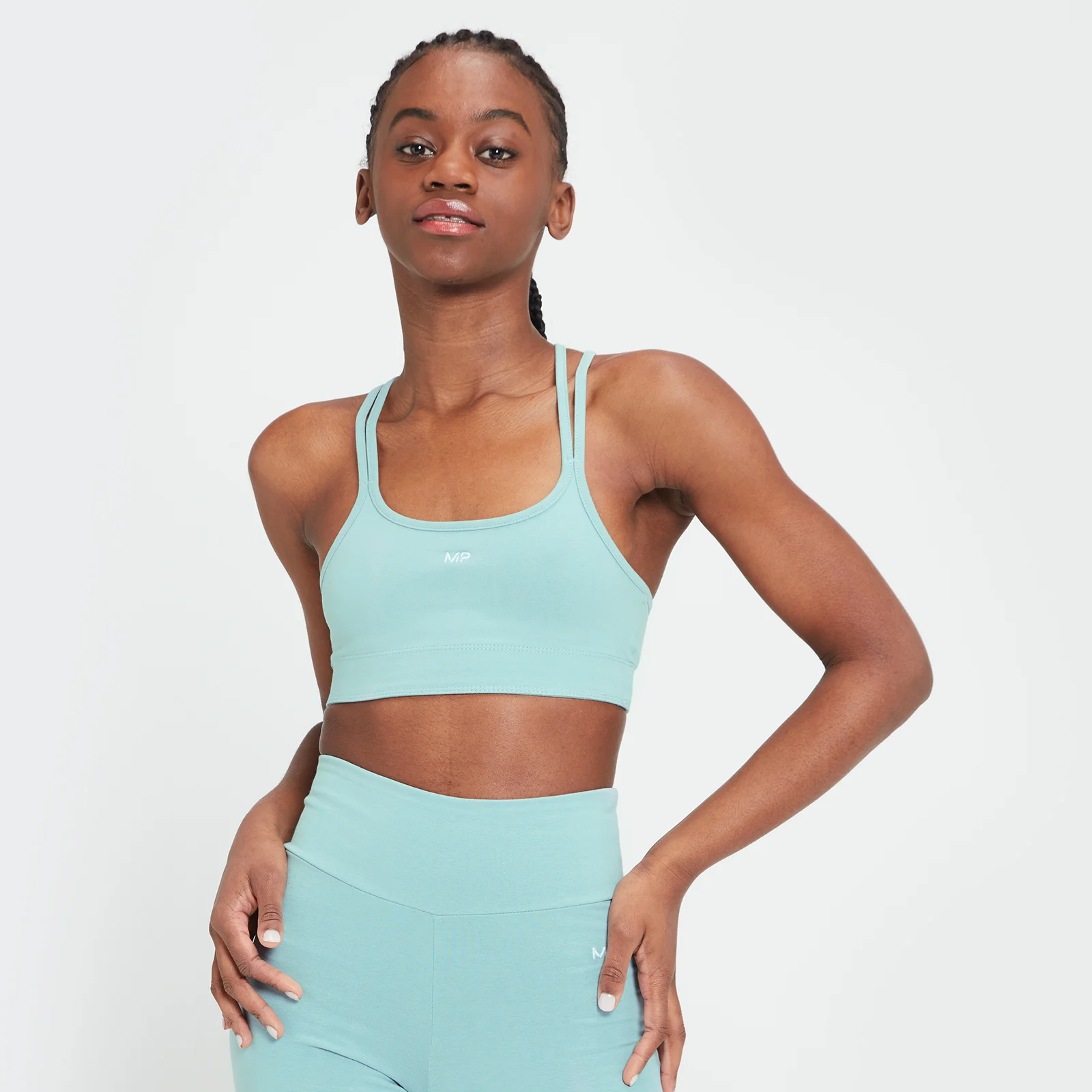 MP Women's Rest Day Jersey Bra - Ice Blue - XXS Obrázok 1