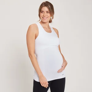 Dámske tehotenské bezšvové tielko MP – biele - Size XS