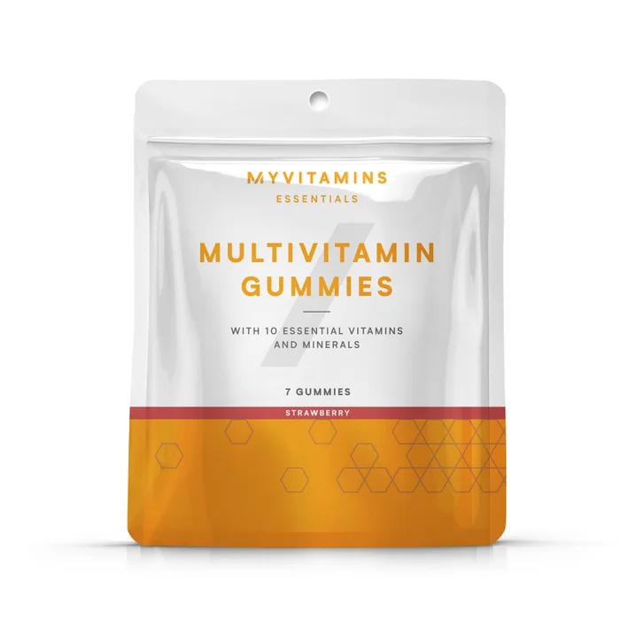 Multivitamínové želé pastilky vo vrecku (7 kusov v balení) – jahodová príchuť