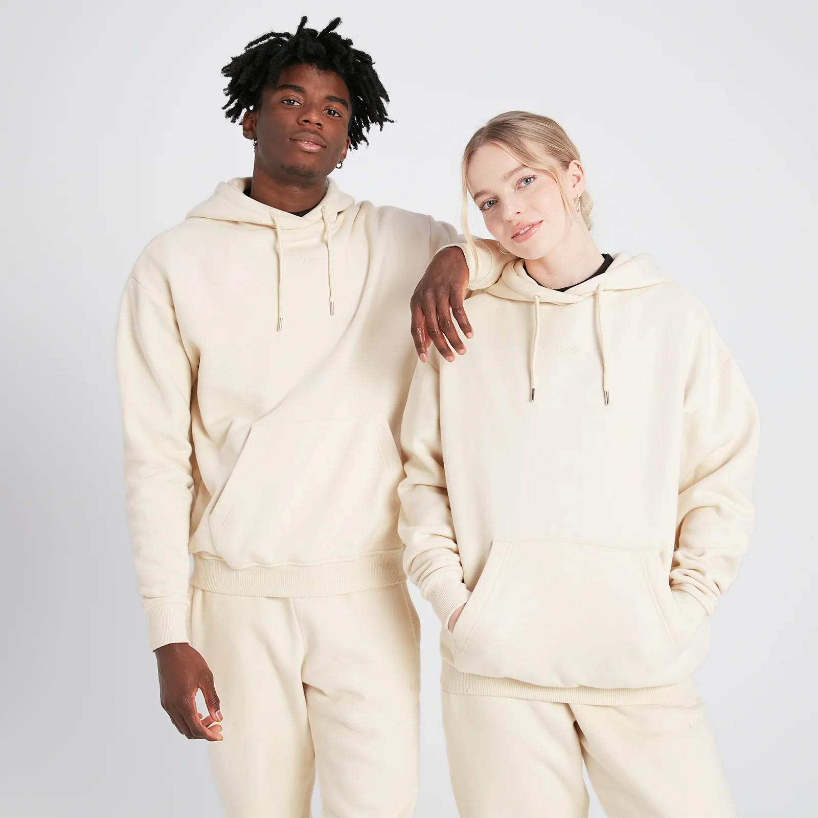 Mikina s kapucňou MP Rest Day – béžová - XXS-XS Obrázok 1