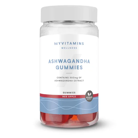 Želé pastilky s indickým ženšenom (60 želé pastiliek) - 60gummies - Red Apple (Extra Strength)