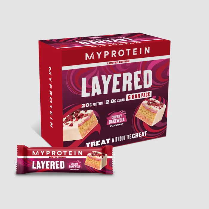 Tyčinka Layered – čerešne a mandle