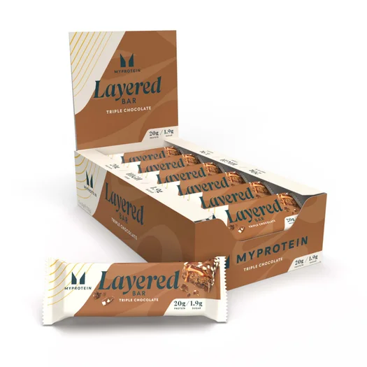 6-Vrstvová Proteínová Tyčinka - 12 x 60g - Triple Chocolate Fudge