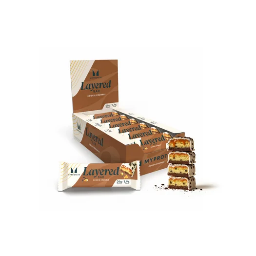 6-Vrstvová Proteínová Tyčinka - 12 x 60g - Cookie Crumble