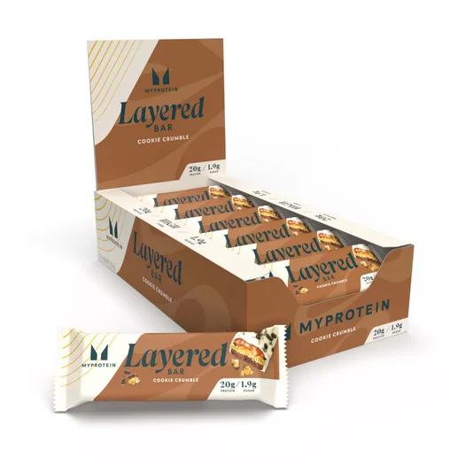 6-Vrstvová Proteínová Tyčinka - 12 x 60g - Cookie Crumble