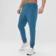 Pánske pletené jogger nohavice MP Composure – modrozelené