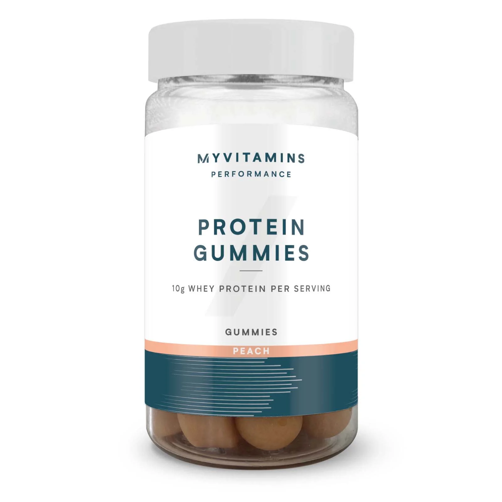 Myvitamins Protein Gummies - 56gummies - Peach Obrázok 1