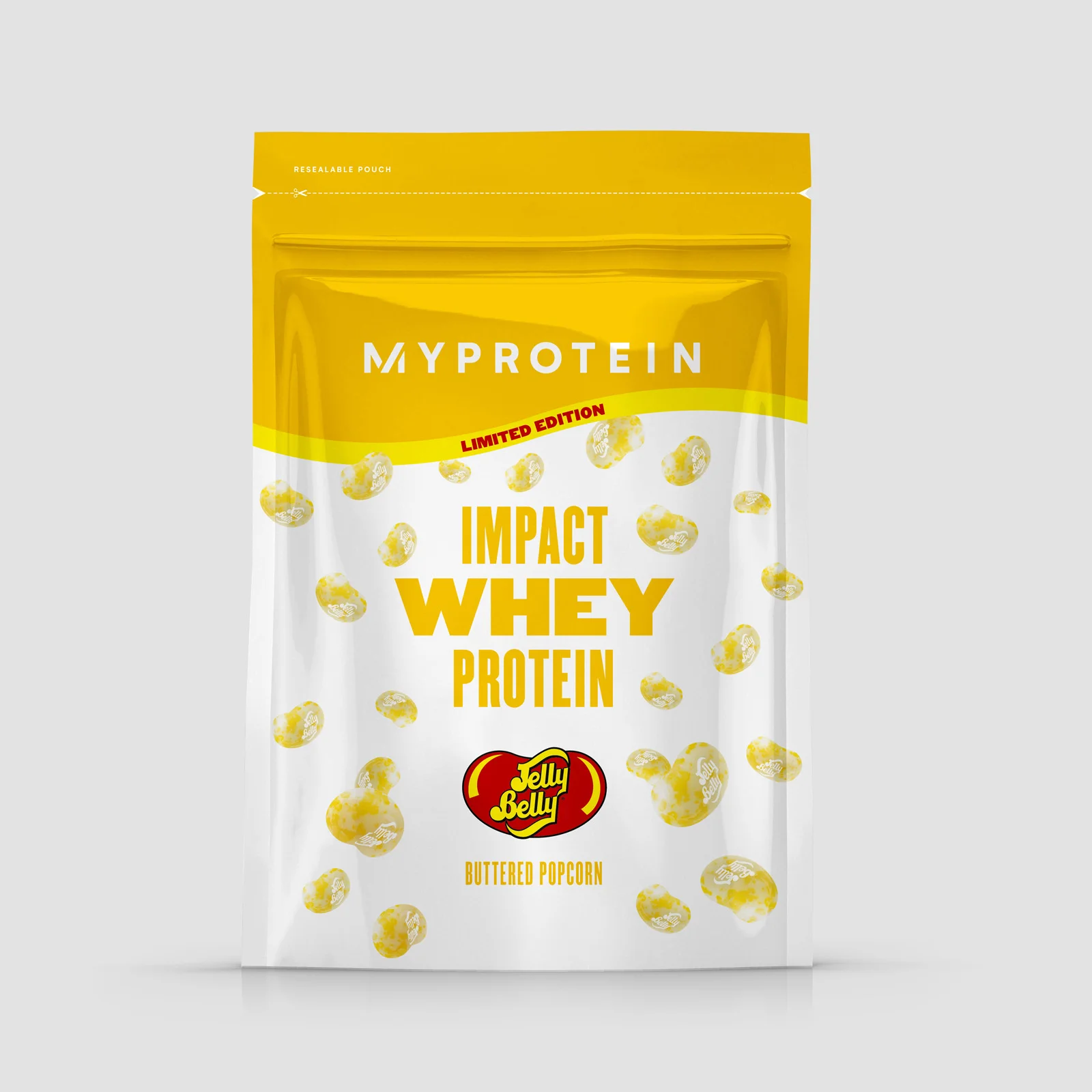 Srvátková bielkovina Impact Whey Protein – edícia Jelly Belly® - 40servings - Buttered Popcorn Obrázok 1