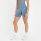 Dámske Shape Seamless Kraťasy - sivomodrá