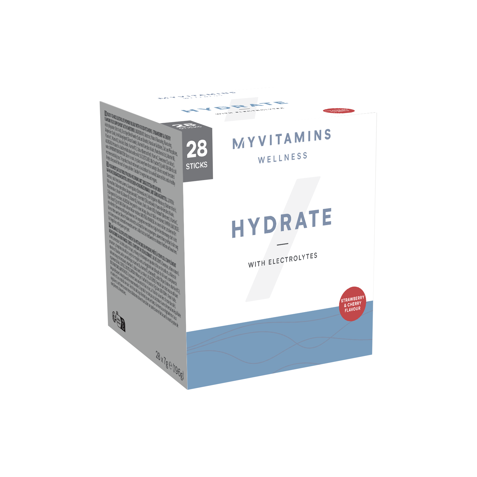 Myvitamins Hydrate (CEE) - 196g - Strawberry and Cherry Obrázok 1