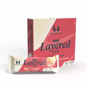 Tyčinka Lean Layered Bar - Flavour White Chocolate and Raspberry
