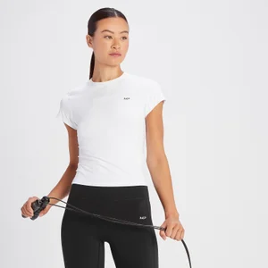 Dámske tričko MP Tempo Basics s krátkymi rukávmi – biele - Size S