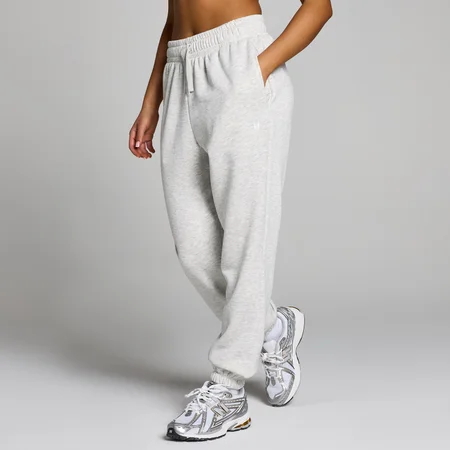 Dámske jogger nohavice MP Basics – svetlosivé melírované