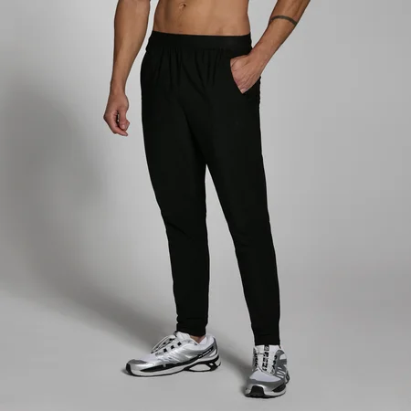 Pánske pletené jogger nohavice MP Lifestyle – čierne