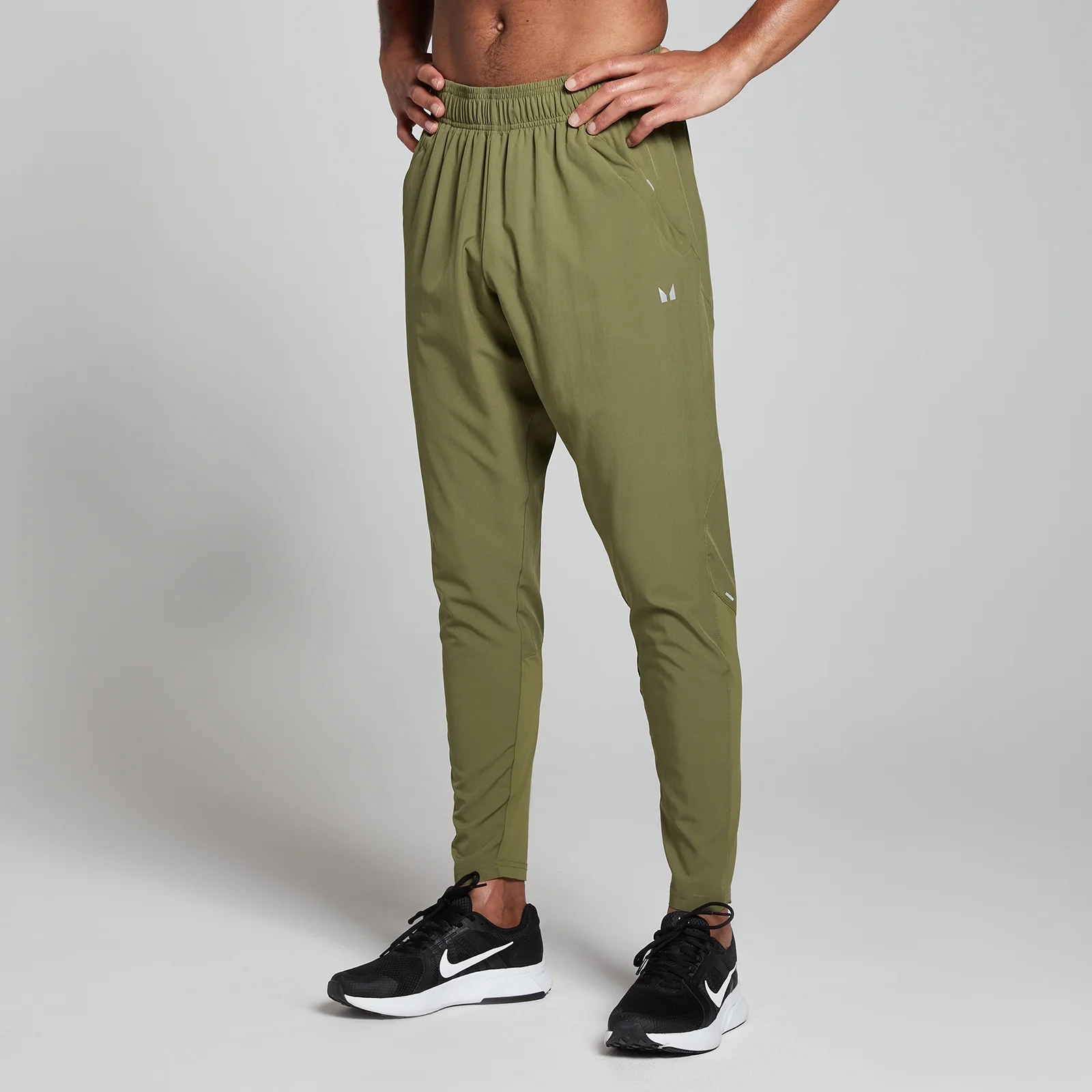 Pánske jogger nohavice MP Velocity – hnedozelené - XS Obrázok 1