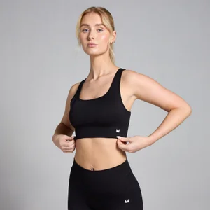 Dámska bezšvová športová podprsenka MP Shape – čierna - Size XXS