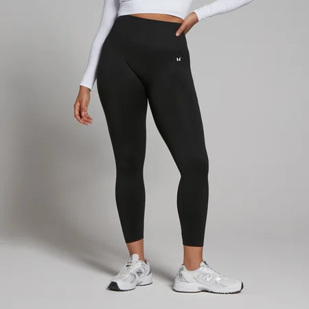 Dámske bezšvové 7/8 legíny MP Shape – čierne
