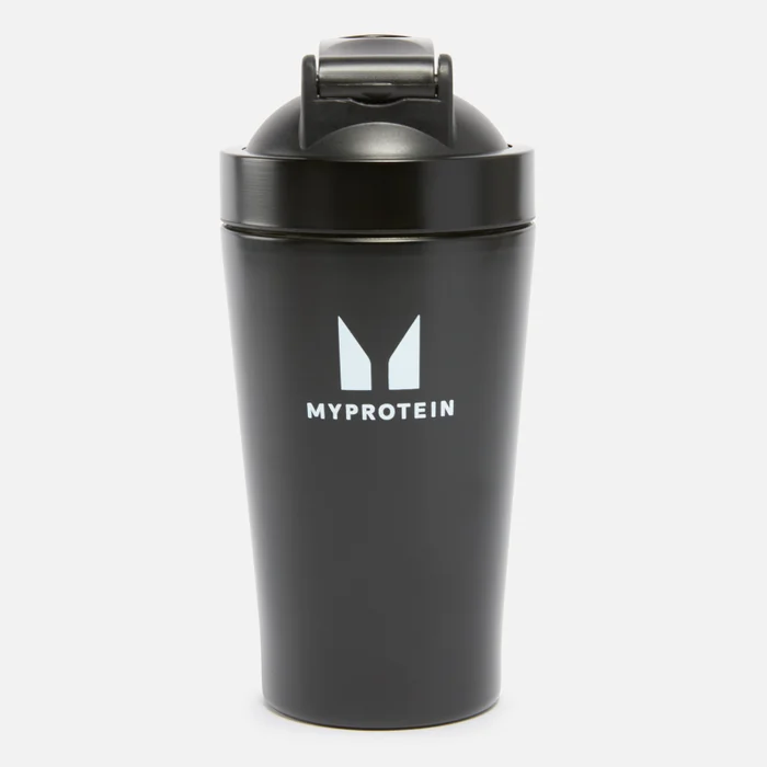 Kovový mini šejker MyProtein – čierny