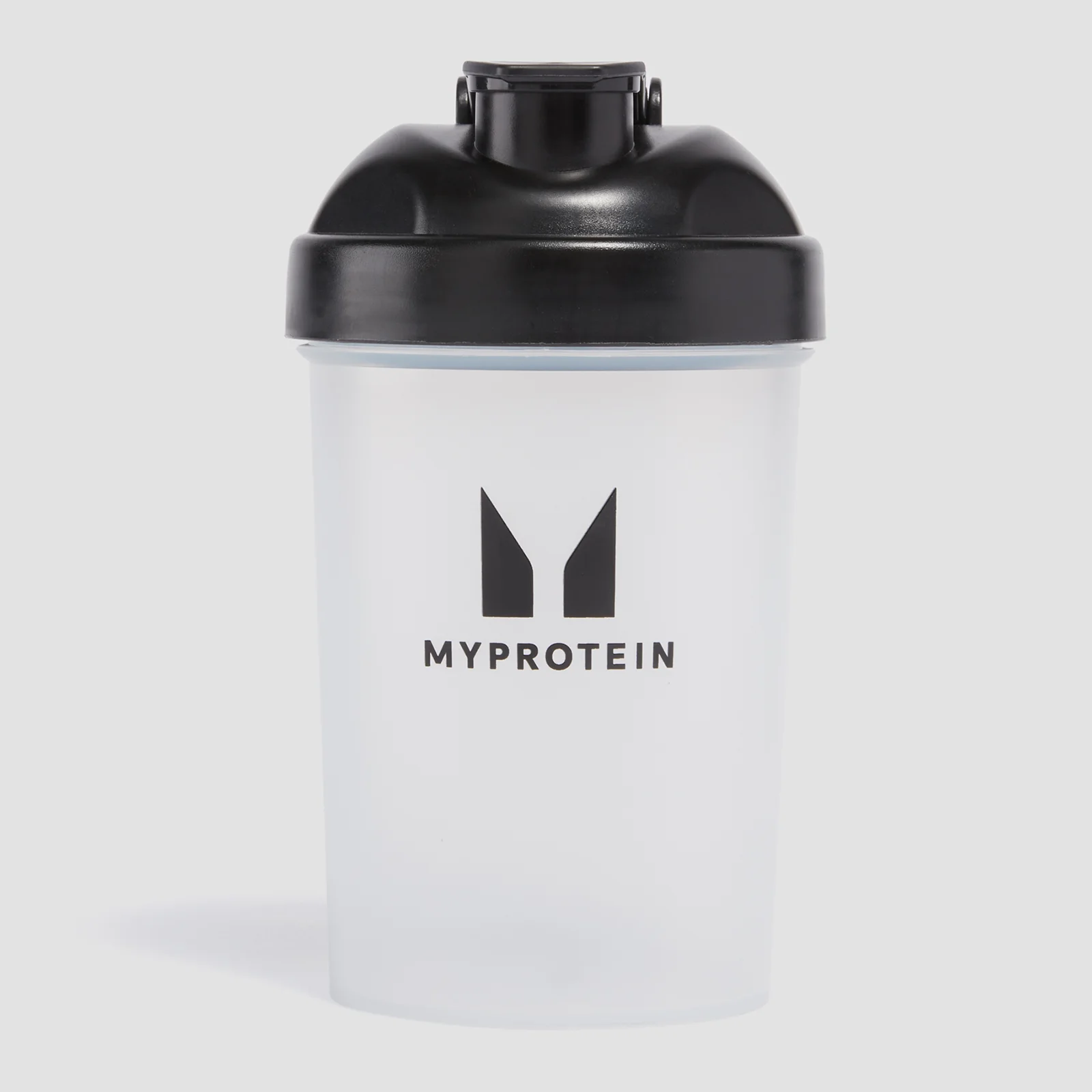 Plastový mini šejker Myprotein – priehľadný/čierny Obrázok 1