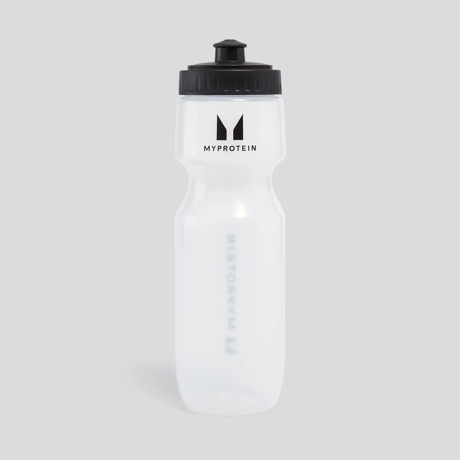 Športová fľaša na vodu Myprotein – priehľadná/čierna Obrázok 1