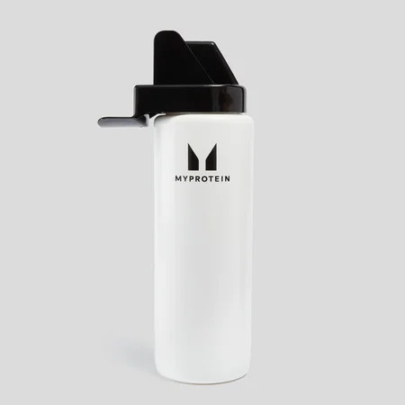 Hybridná fľaša na vodu Myprotein – priehľadná/čierna