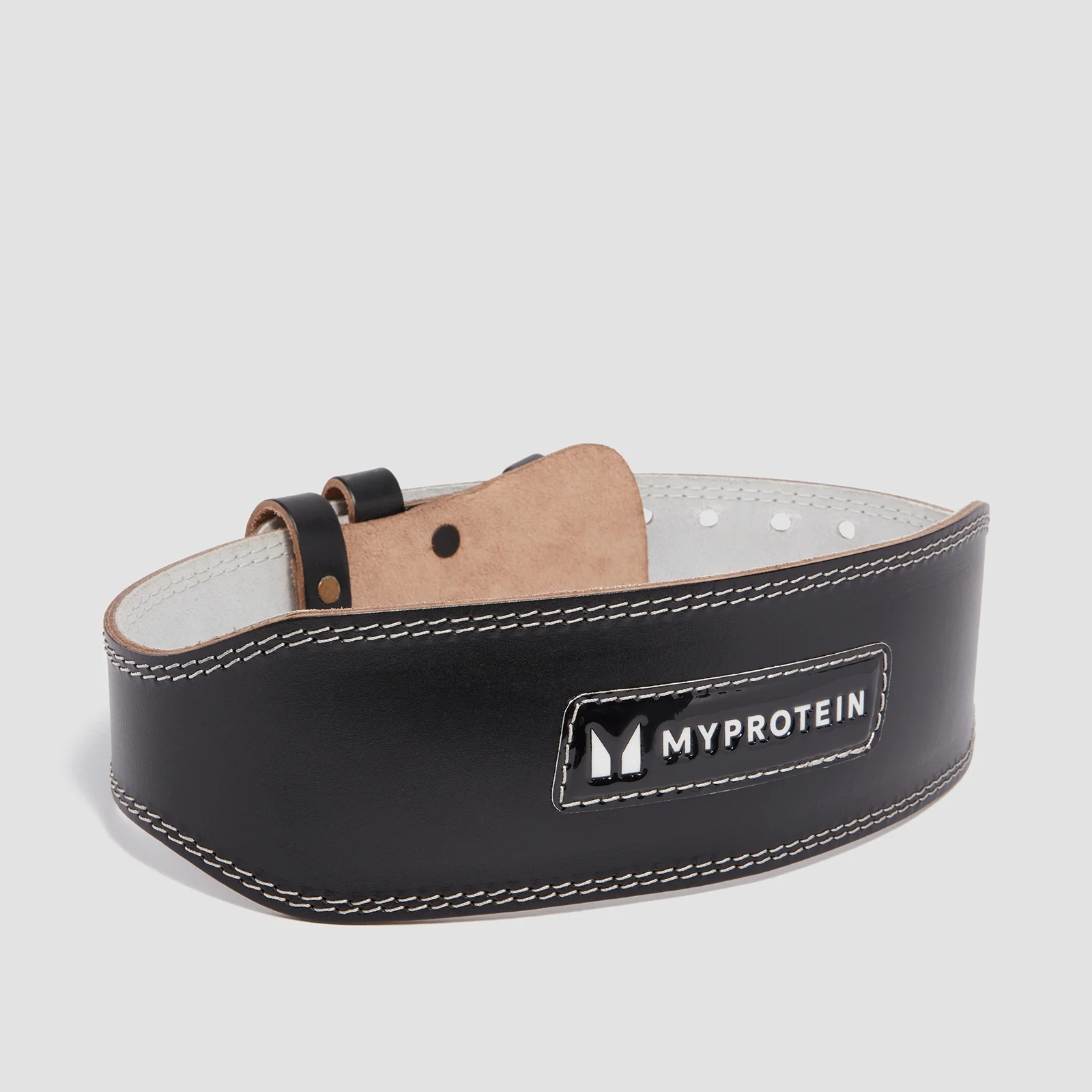Kožený opasok na zdvíhanie Myprotein – čierny - Small (23-32 Inch) Obrázok 1
