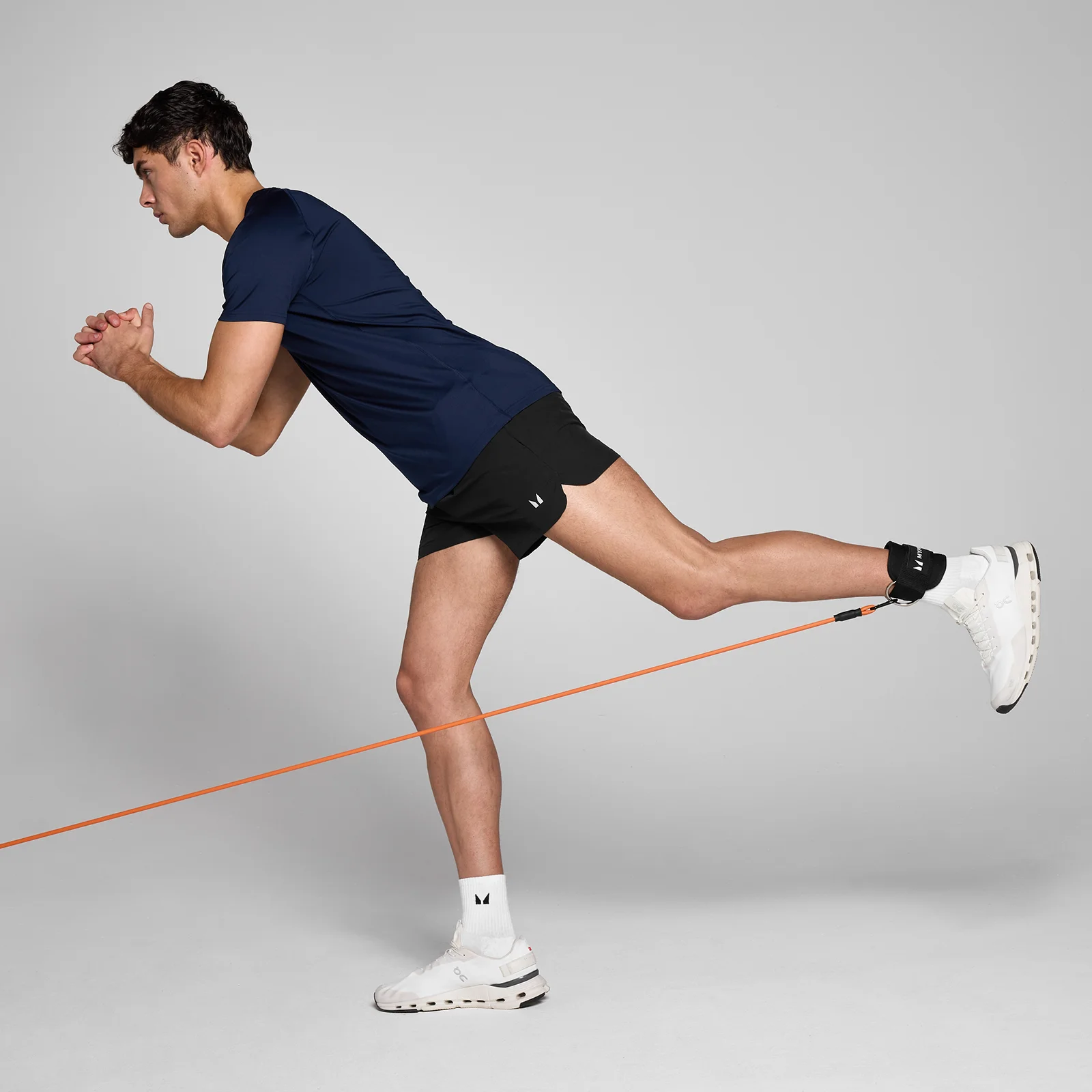 Manžety na členky Myprotein – čierne Obrázok 1